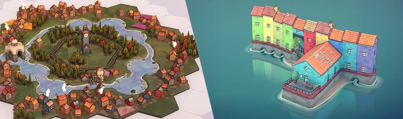 Townscaper + Dorfromantik - Jogos de construção de cidades como você nunca viu antes!