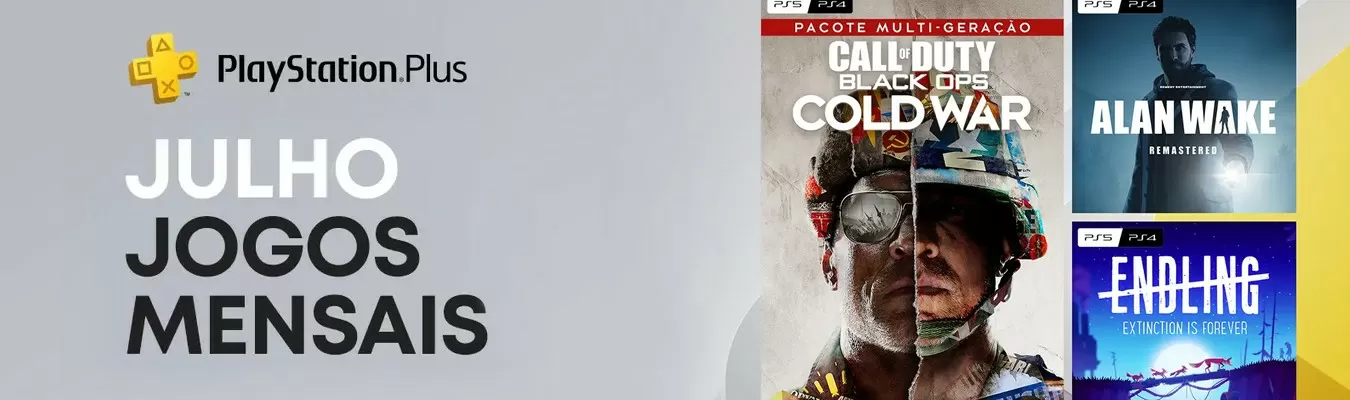 COD Cold War + Alan Wake: Confira os jogos mensais PlayStation Plus de julho