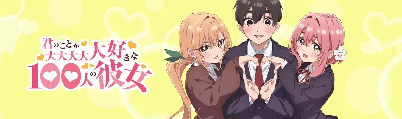 Mangá de rapaz com 100 namoradas será adaptado para anime