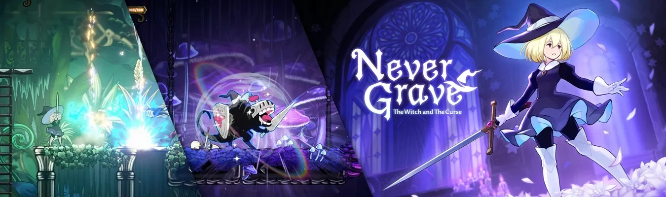 Metroidvania Never Grave: The Witch and The Curse é anunciado para PC via Steam