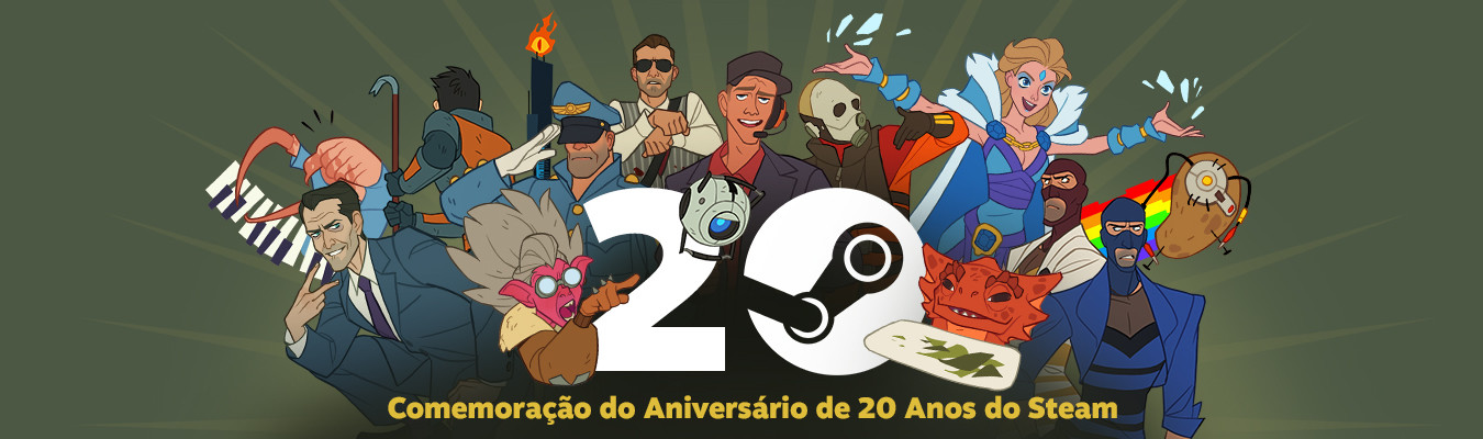 Steam celebra 20 anos com retrospectiva especial da história da plataforma