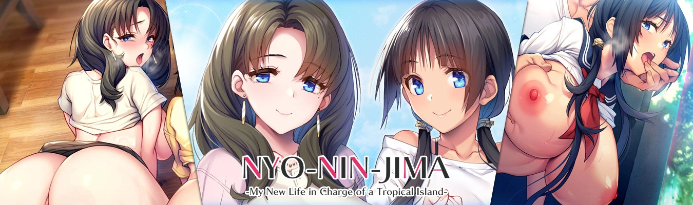 Visual Novel adulto NYO-NIN-JIMA -My New Life in Charge of a Tropical Island- será lançado no Steam e Johren