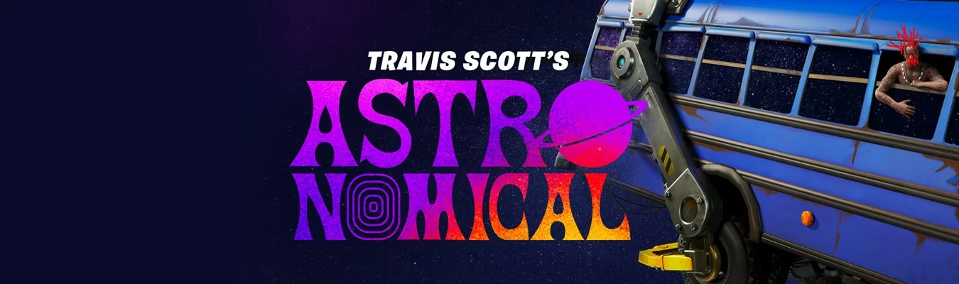 Fortnite e Travis Scott realizam show Astronomical